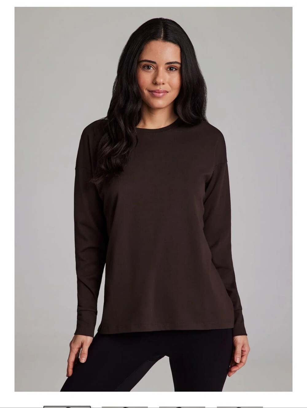 Avalanche Long Sleeve Crewneck Shirt - Brown